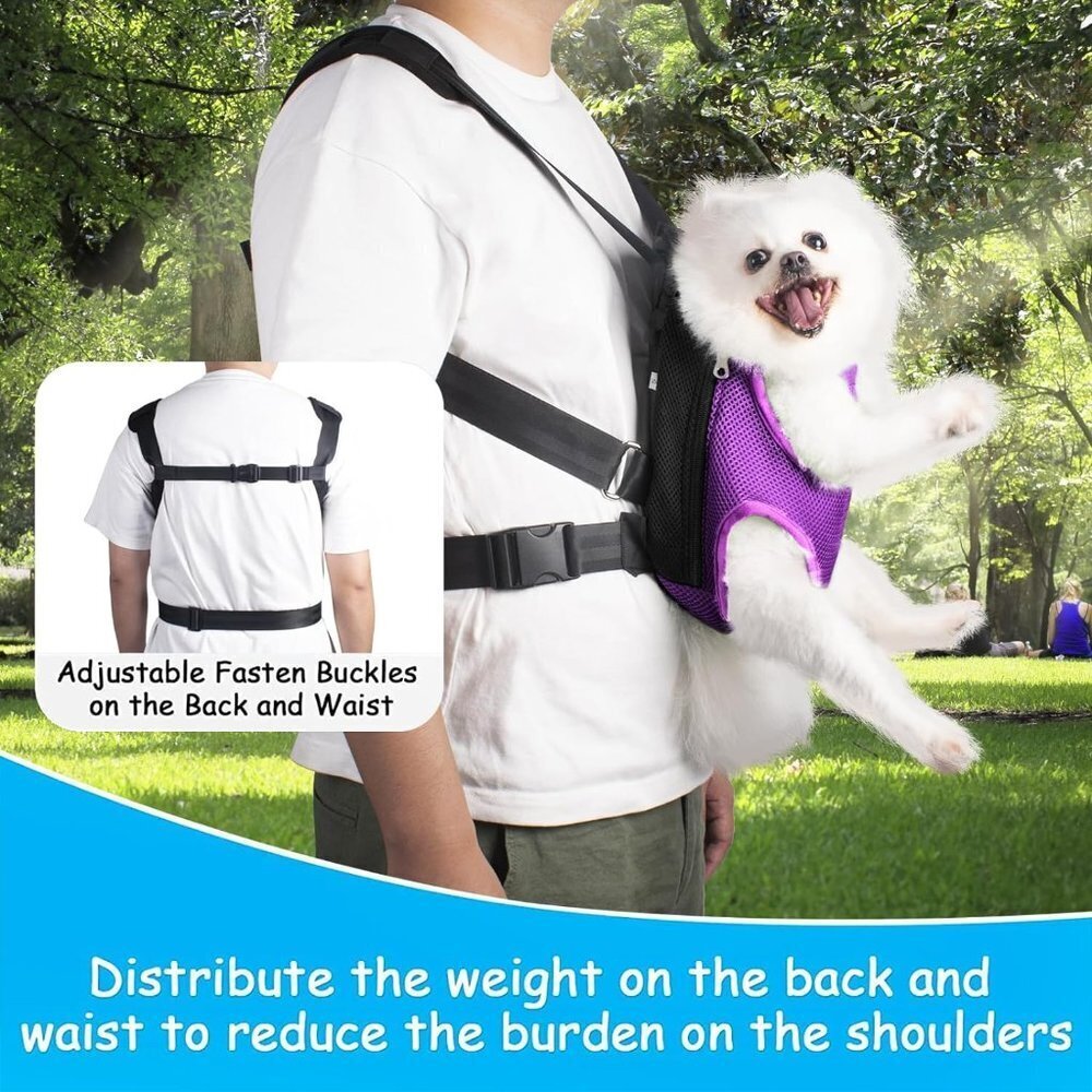 Purple Dog Carrier Backpack